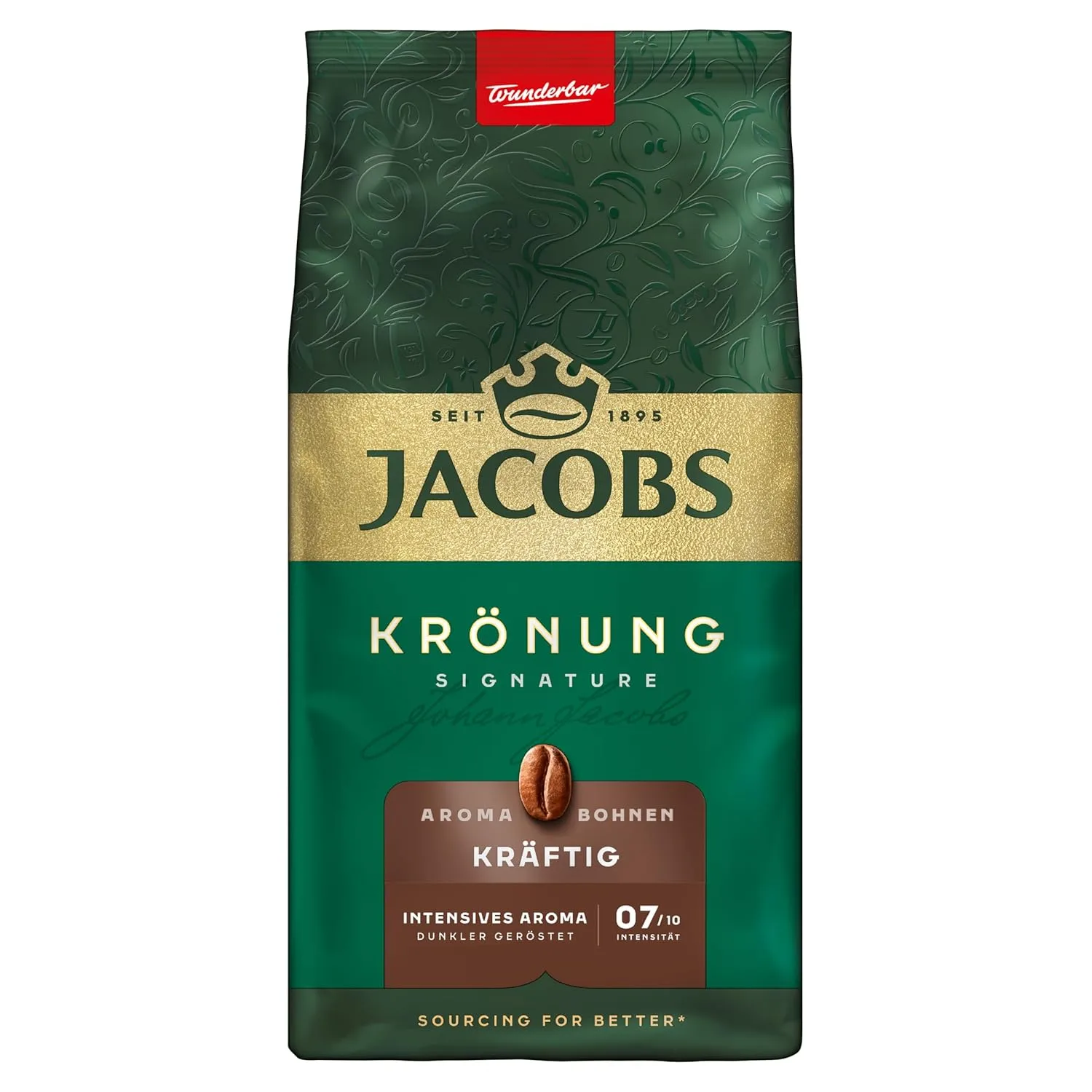 Jacobs – Jacobs Kaffeebohnen Krönung Kräftig – 500 g Ganze Bohne