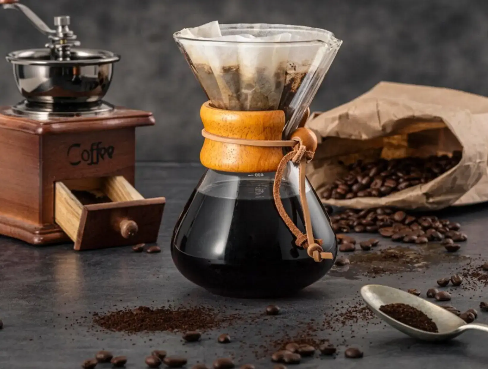 Frisch gebrühter Filterkaffee – hochwertige Bohnen für intensiven Geschmack und vollmundigen Genuss