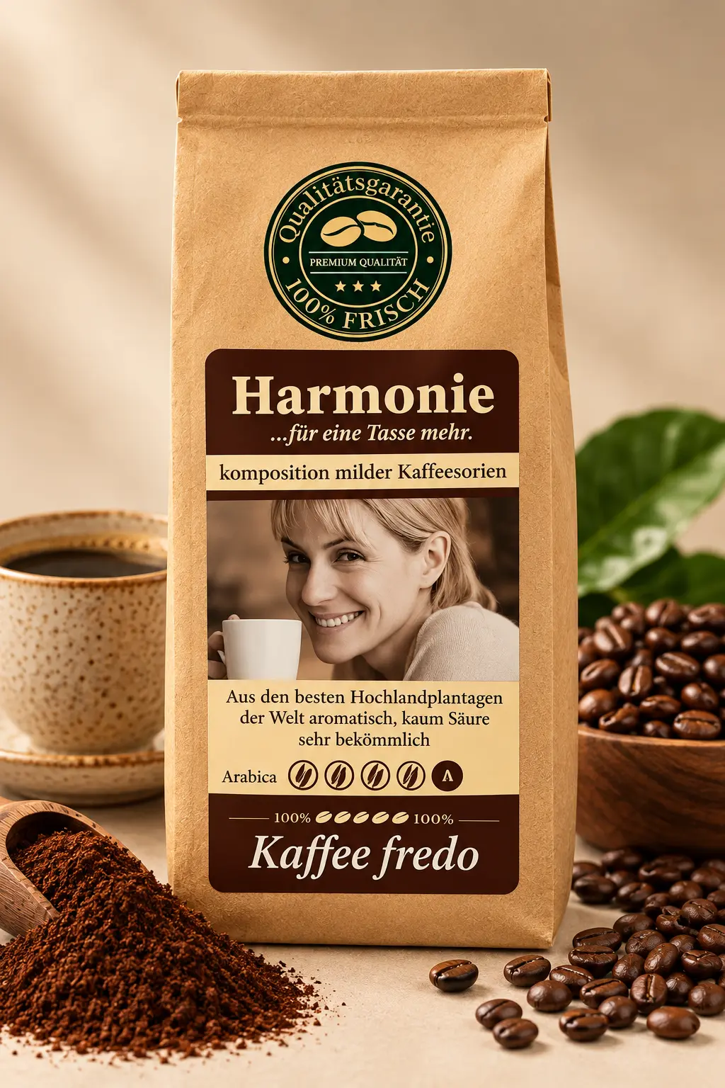 Harmonie Kaffee – aromatischer Bio Kaffee mit vollmundigem Geschmack
