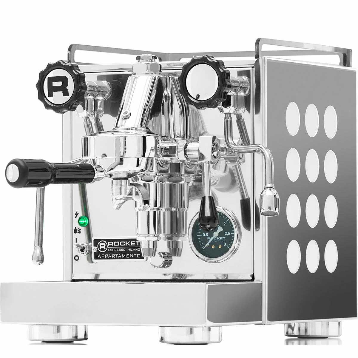 rocket appartamento mit weissen elementen kaffeemo