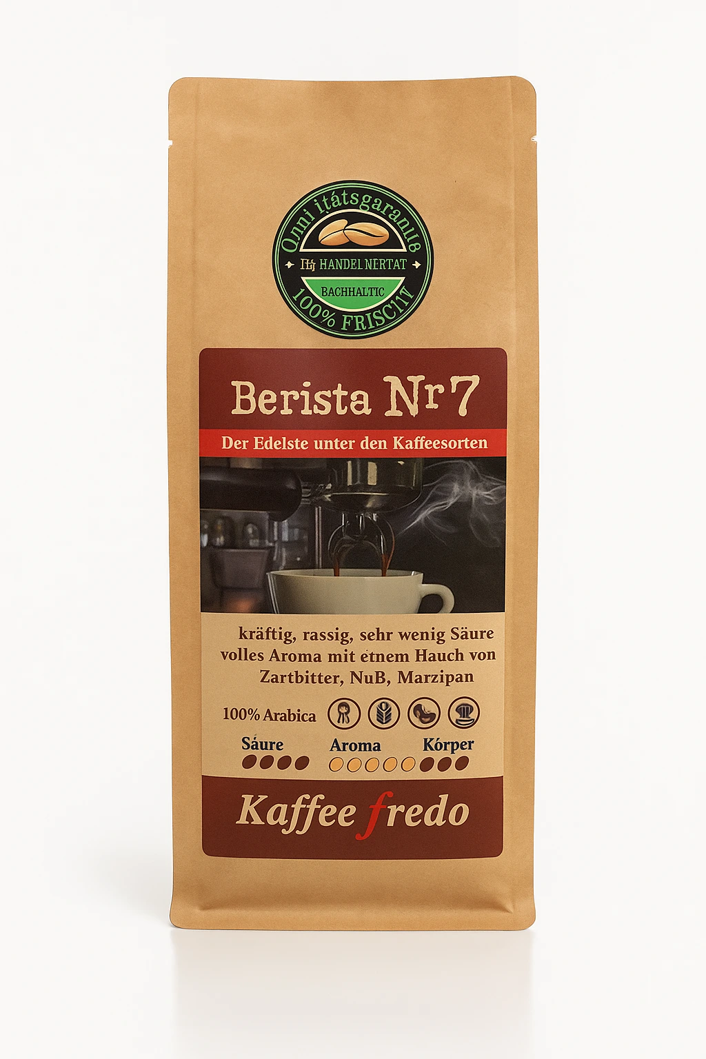 Barista No 7 Kaffee – ausgewogener Espresso Blend mit feinem Aroma