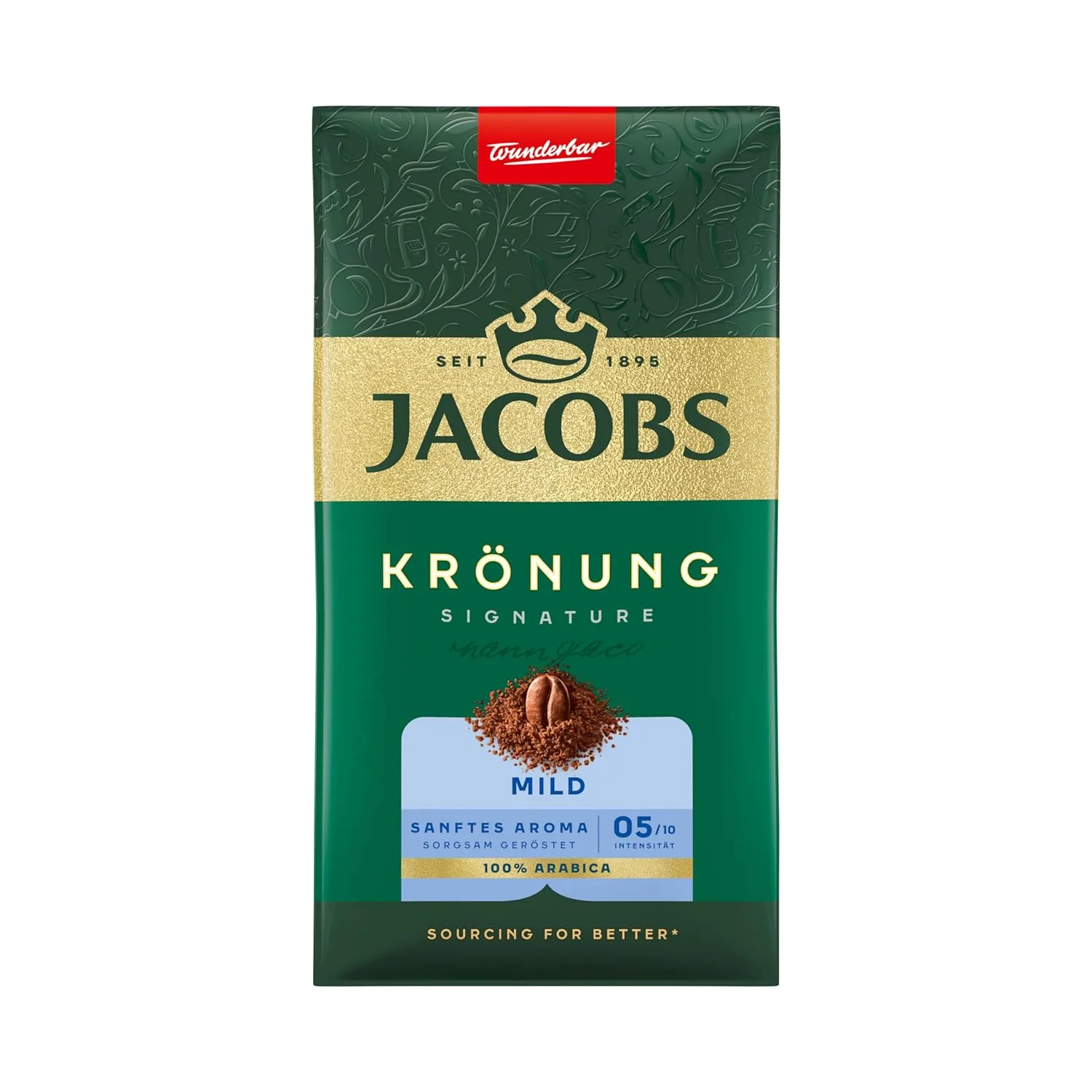 Jacobs – Jacobs Filterkaffee Krönung Mild – 500 g Gemahlen